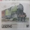 Lesotho (1940- The Santa Fe Super  Chief , U.S.A ) & 1906 Cardean ' Caledonian Railway , Great Britain & 1934 Flying Scotsman LNER , Great Britain )  Set Of 3.3cm x 15cm 3 Stemp