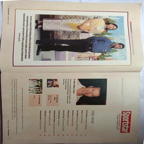 Sport Star (November 9, 2002) (Free Poster Inside)