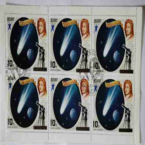 DPR Korea Edmund Halley 1656- 1742 ( Set of 6 stamp )