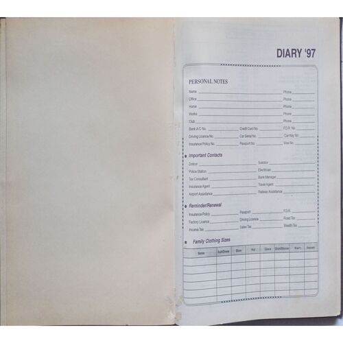 Executive Diary (1997)