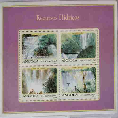 Recursos Hidricos  ( Set of 4 Stamp)