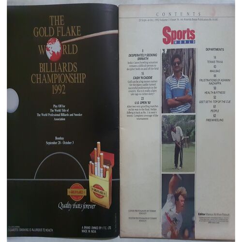 Sports World ( 23 September - 6 October, 1992 )