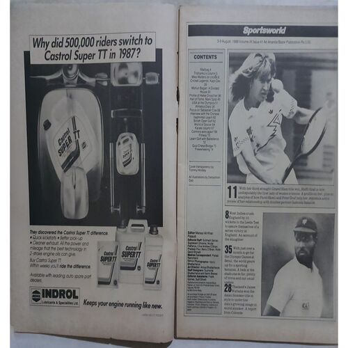 Sports World ( 3 - 9 August, 1988 )