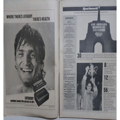 Sports World ( 10 - 16 August, 1988 )