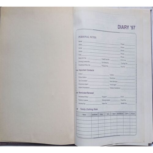 Executive Diary (1997)