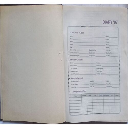 Executive Diary (1997)