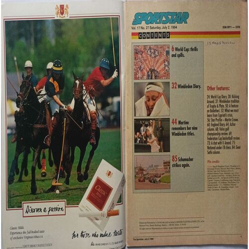 Sport Star ( Saturday, July 2, 1994 )