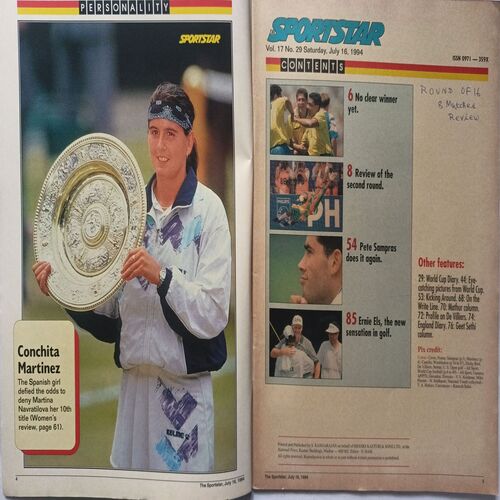 Sport Star ( Saturday, July 16, 1994  )