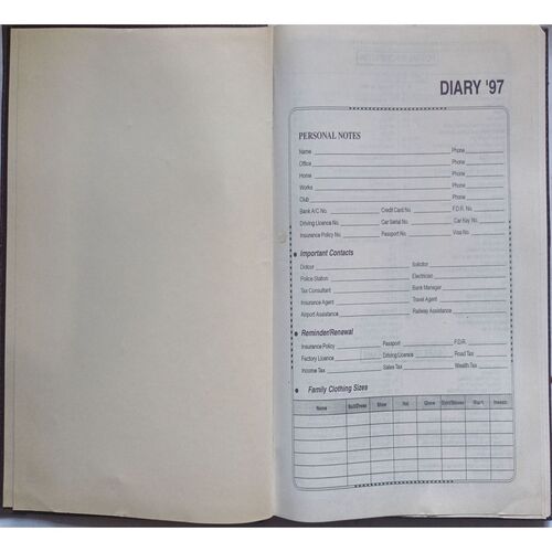 Executive Diary (1997)