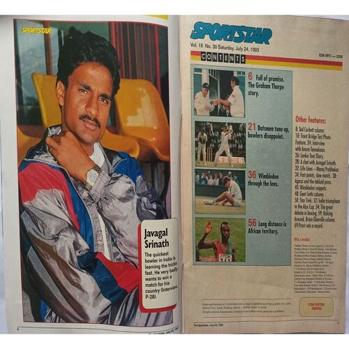 Sport Star ( Saturday, July 24, 1993 )