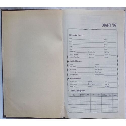 Executive Diary (1997)