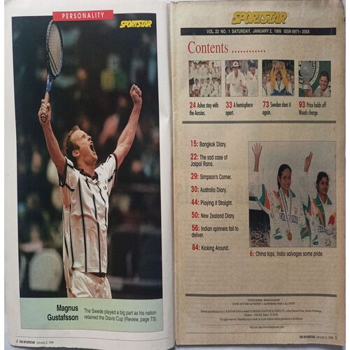 Sport Star ( Saturday, January 2, 1999 )
