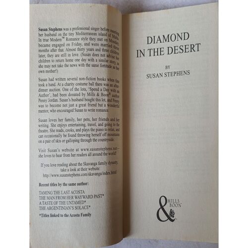 Daimond In The Desret  ( By Susan Stephins )