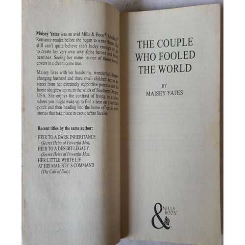 The couple Who Fooled The World ( By Maisey Yates )