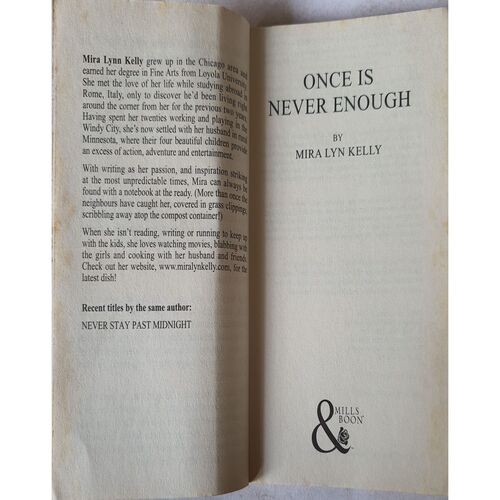 Once Is Never Enough  ( By Mira Lyn Kelly )
