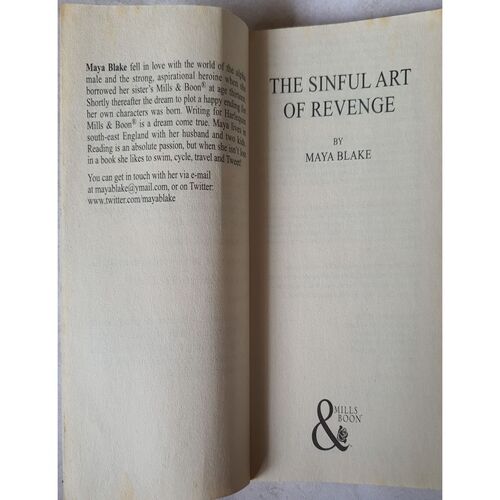 The Sinful Art Of Revenge ( By Maya Blake )