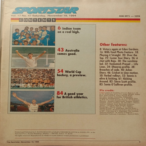 Sport Star ( November 19, 1994 )