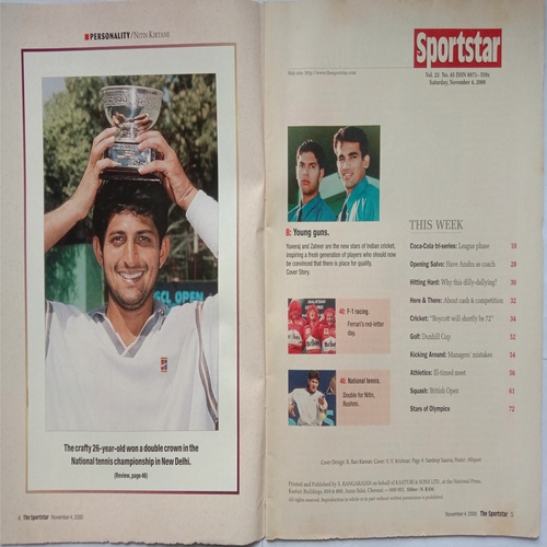 Sport Star (Saturday, November 4, 2000 )