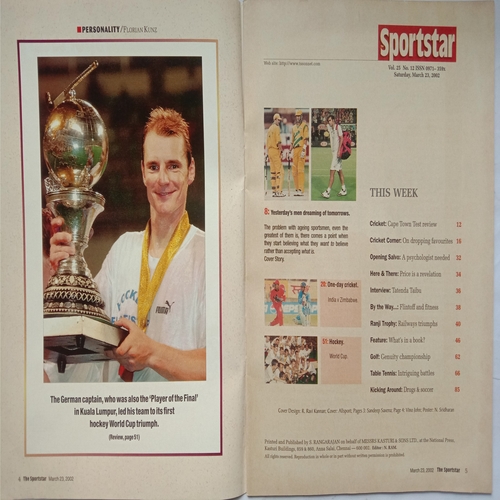 Sport Star (Saturday, March 23, 2002 )