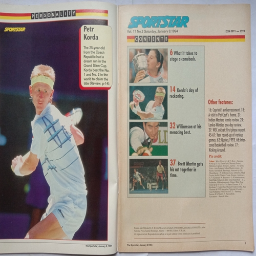 Sport Star (Saturday, January 8, 1994 )