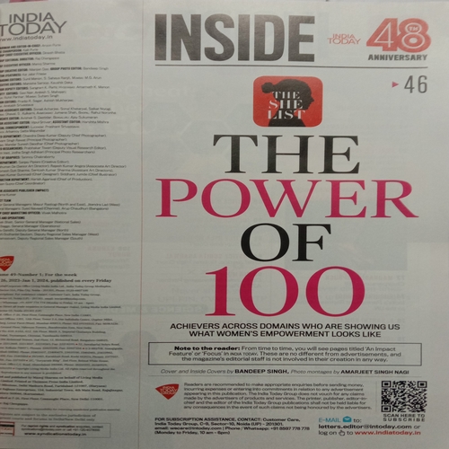 India Today (January 1, 2024) ( 48th Anniversary Special )