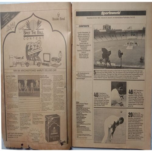 Sports World ( 23 - 29 December, 1987 )