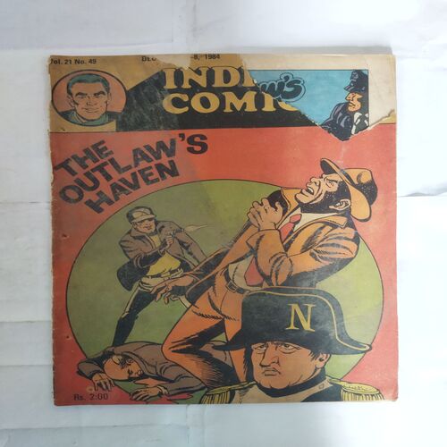 THE OUTLAW'S HAVEN (FRONT COVER BIG CUT ON UPPER SIDE)