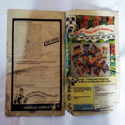 THE SAPTIVE SLEUTHS (FRONT COVER BIG CUT DOWN SIDE)