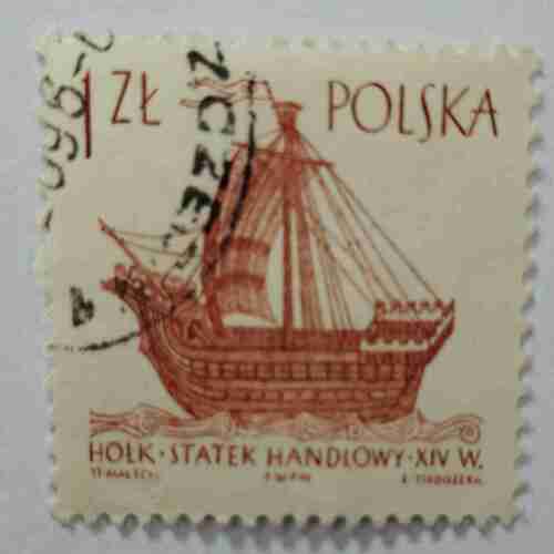 polska stamp 1ZL