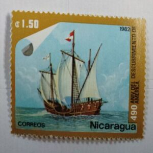 Postage stamp from nicaragua