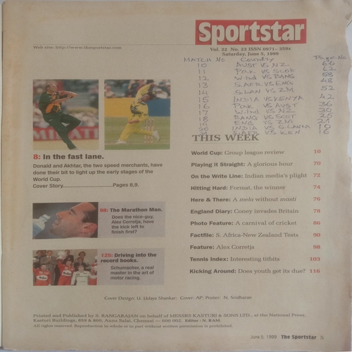 Sport Star (June 5, 1999)