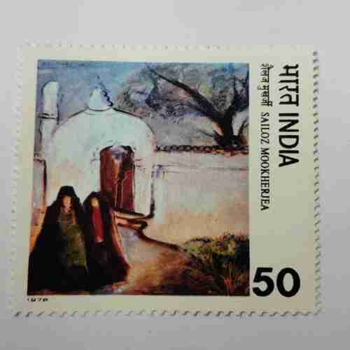 Rabindranath Tagore /Jamini Roy /Sailoz Mookherjea /Amrita Sher Gil ( Set of 4 stemp)