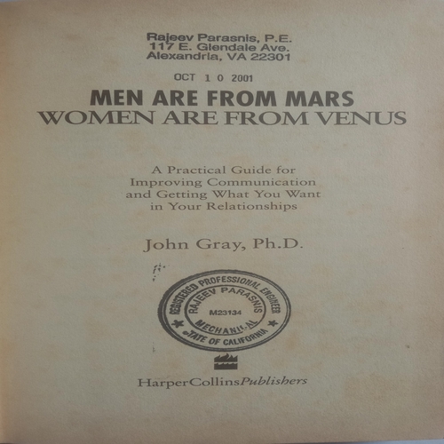 Men Are From Mars Women Are From Venus (John Gray)