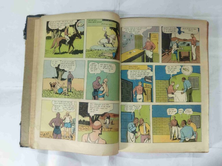 (INDRAJAL COMICS) (13 IN 1 SINGLE BINDING) 1.> MONGO KE VIDROHEE, 2.>ANJEER KA AATANK , 3.> PRET KEE MAAYA (BHAAG-1), 4.> PRET KEE MAAYA (BHAAG-2), 5.>CHUDAIL KA CHAKKAR, 6.> JANGALEE DASTA, 7.> TASKARON KA ADDA, 8.> LANGADA AATANK, 9.> DAANAV DERA, 10.> BAUNON KA RAHASY, 11.> KHOONEE UTTARAADHIKAAREE, 12.> TAIRATEE AAG, 13.> KHOONEE SAUDA.