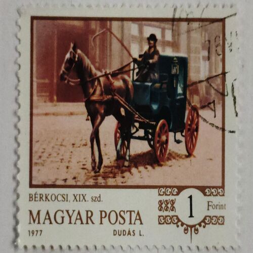 Hungary Circa 1977 Stemp