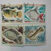 CHauliodus Sloanei / Cttharinus Latus  Tetraodon Eahaka Strigosus/Tilapia Nilotica ( Stamp)