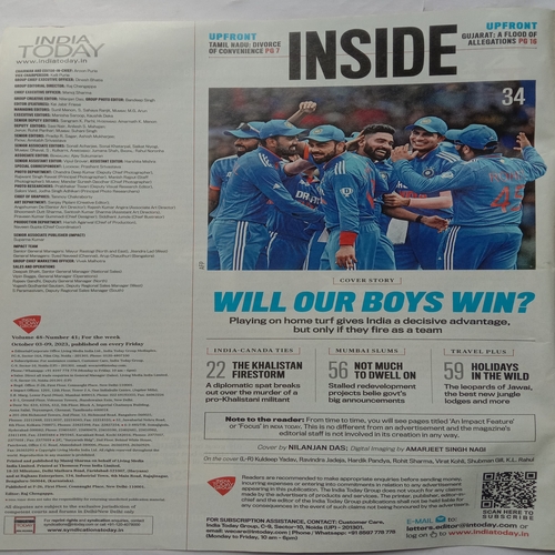 India Today (October 9, 2023)