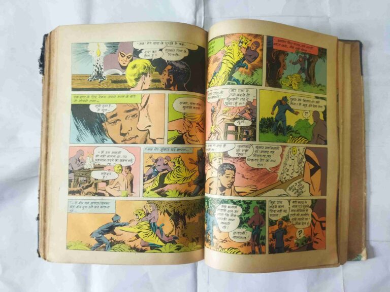 (INDRAJAL COMICS) (13 IN 1 SINGLE BINDING) 1.> MONGO KE VIDROHEE, 2.>ANJEER KA AATANK , 3.> PRET KEE MAAYA (BHAAG-1), 4.> PRET KEE MAAYA (BHAAG-2), 5.>CHUDAIL KA CHAKKAR, 6.> JANGALEE DASTA, 7.> TASKARON KA ADDA, 8.> LANGADA AATANK, 9.> DAANAV DERA, 10.> BAUNON KA RAHASY, 11.> KHOONEE UTTARAADHIKAAREE, 12.> TAIRATEE AAG, 13.> KHOONEE SAUDA.