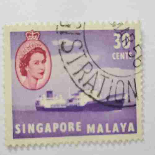 Singapore Malaya  Stamp