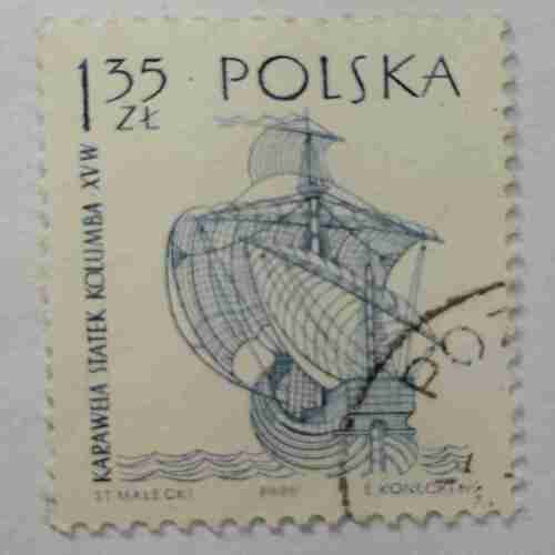 polska stamp 135 zl