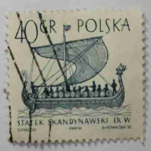 polska stamp 40GR