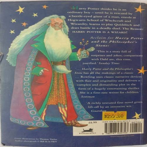 Harry Potter And The Philosopher's Stone (By J.K.Rowling)