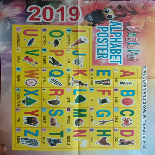 Magic Pot (July 17, 2019) (Free Alphabet Poster)