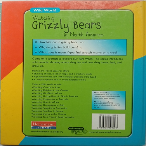 Watching Grizzly Bears in North America (Elizabeth Miles)