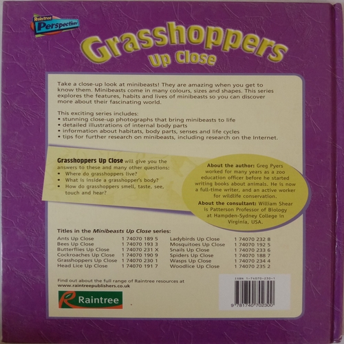 Grasshoppers Up Close ( By Greg Pyers )