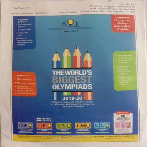 Science Reporter (October 2019)