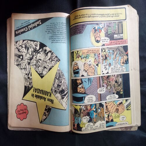 (INDRAJAL COMICS) (SINGLE BINDING 11 IN 1), 1.>MAHAASAAGAR KE LUTERE, 2.>ZANAADOO PAR HAMALA, 3.>DAITY KEE LADAEE, 4.>DHADHAKATA MARUSTHAL, 5.>BRAHMAAND BHAKSHEE, 6.>SAGAR TAL KA RAHASY, 7.>MRGATRSHNA, 8.>PAKSHEE MAANAVON KEE GHAATEE, 9.>ANAJAAN GHAATIYON MEIN, 10.>KARODO KEE CHOREE, 11.>RAHASYON KEE GHAATEE