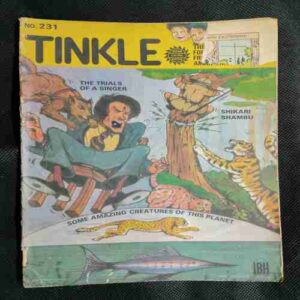 Tinkle No. 231 . ( Front cover upper right side Little cut ) .