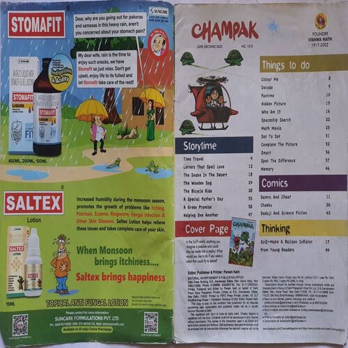 Champak ( June 2nd 2022 ) (Big size)