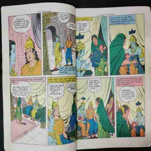 Krishna & Shishupala( Story start up to page no  3 ) ( Coverless )
